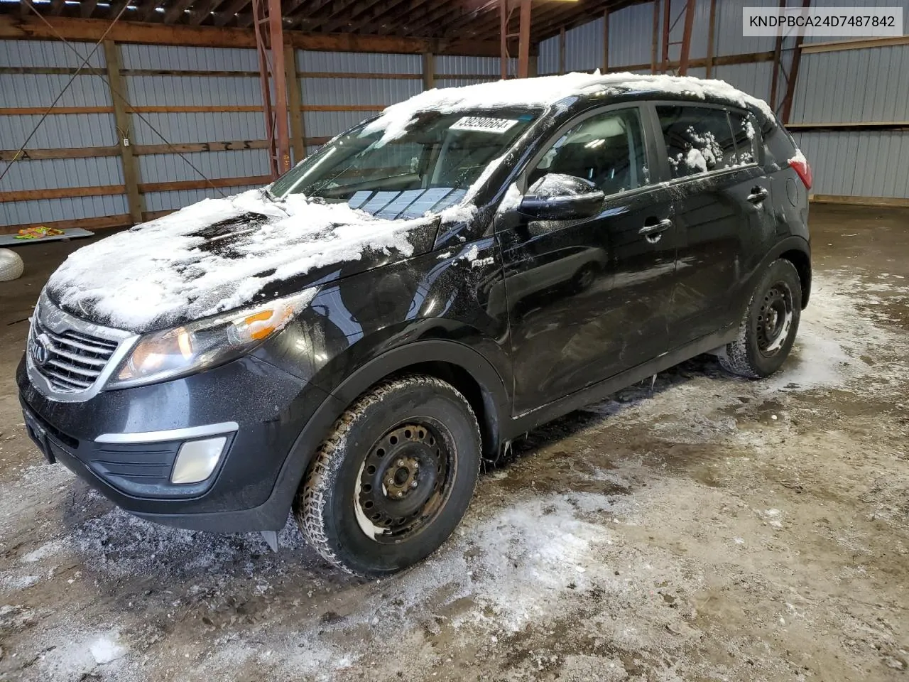 2013 Kia Sportage Lx VIN: KNDPBCA24D7487842 Lot: 39290664