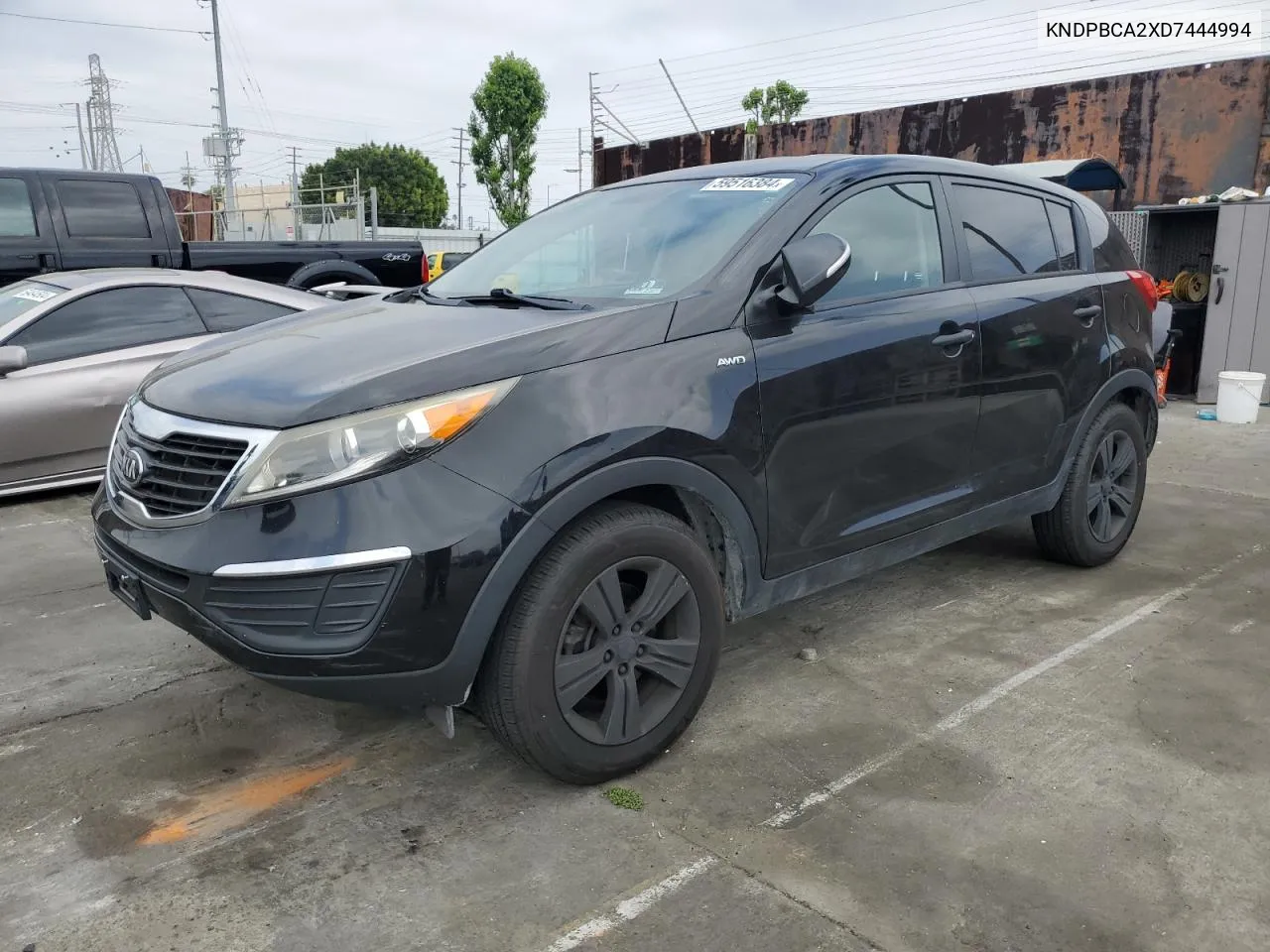 2013 Kia Sportage Lx VIN: KNDPBCA2XD7444994 Lot: 59516384