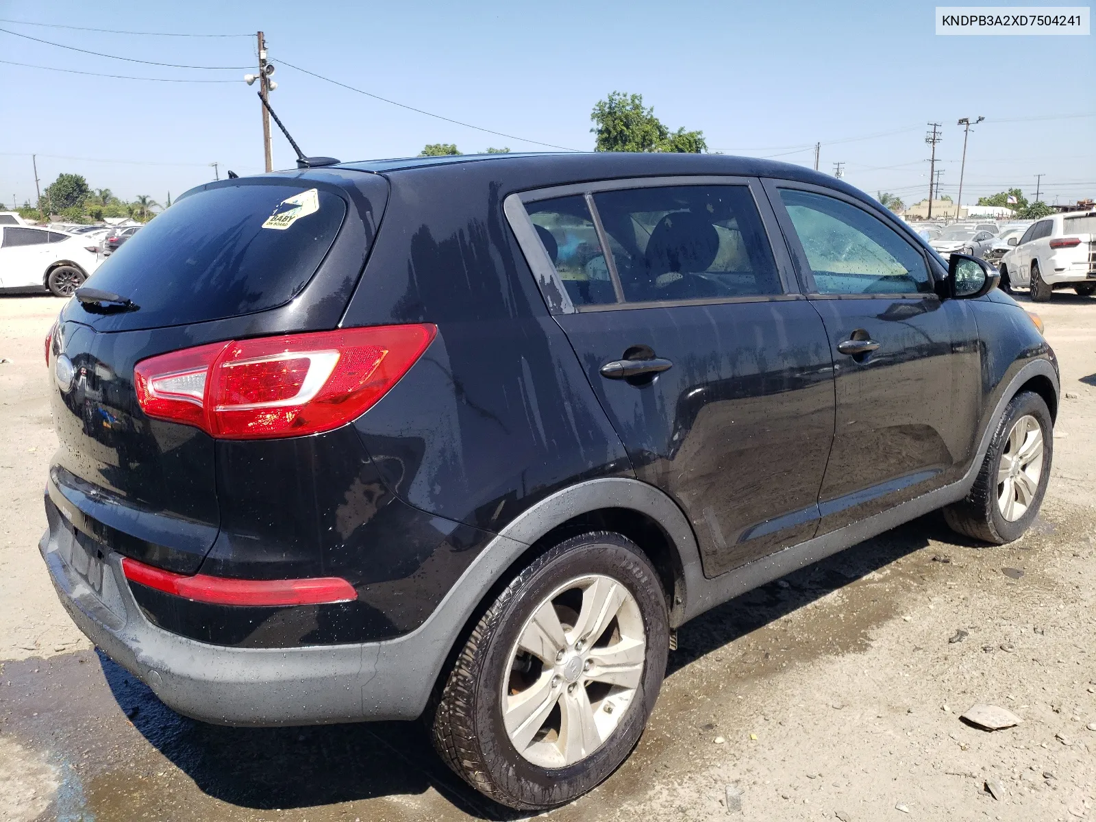 2013 Kia Sportage Base VIN: KNDPB3A2XD7504241 Lot: 67067064