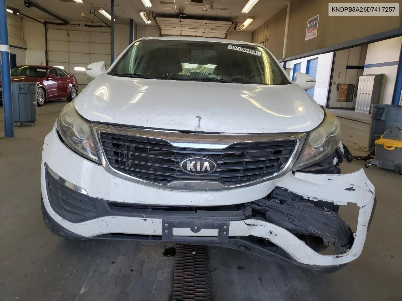 2013 Kia Sportage Base VIN: KNDPB3A26D7417257 Lot: 69156474