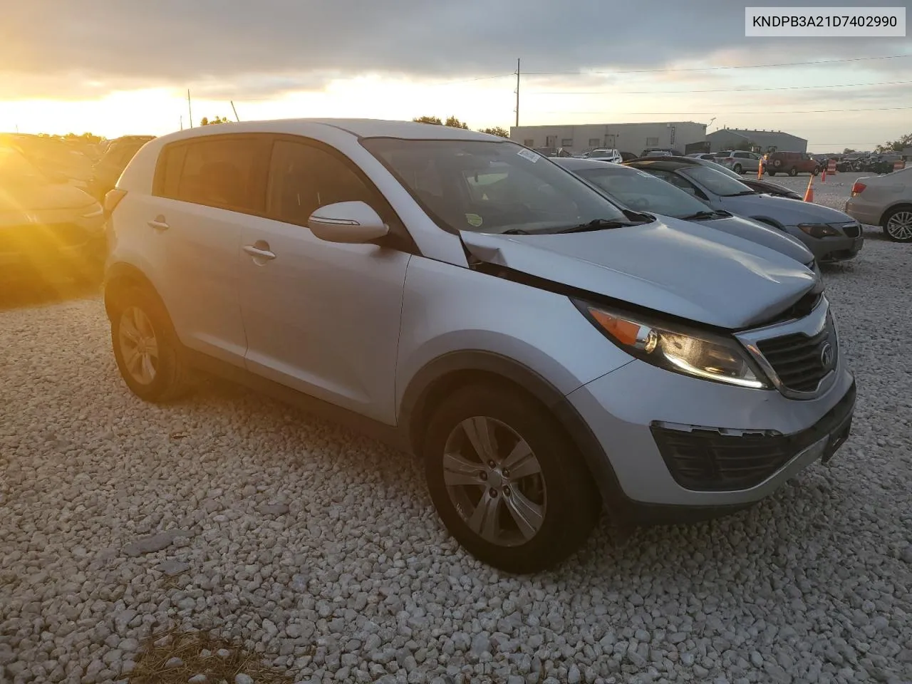 2013 Kia Sportage Base VIN: KNDPB3A21D7402990 Lot: 70850014