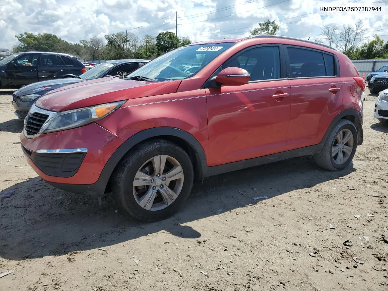 2013 Kia Sportage Base VIN: KNDPB3A25D7387944 Lot: 72370484