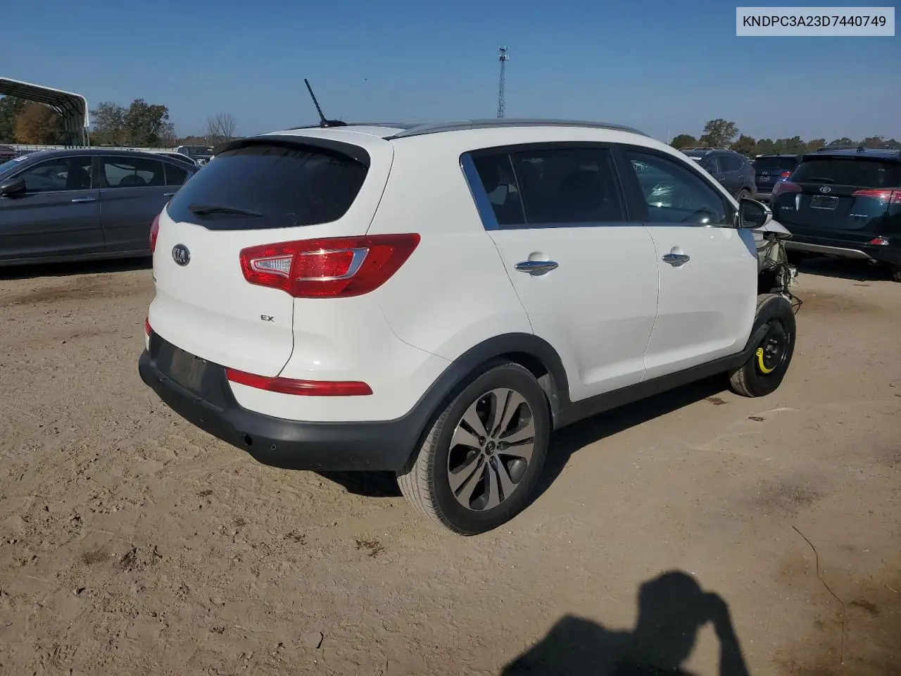 KNDPC3A23D7440749 2013 Kia Sportage Ex