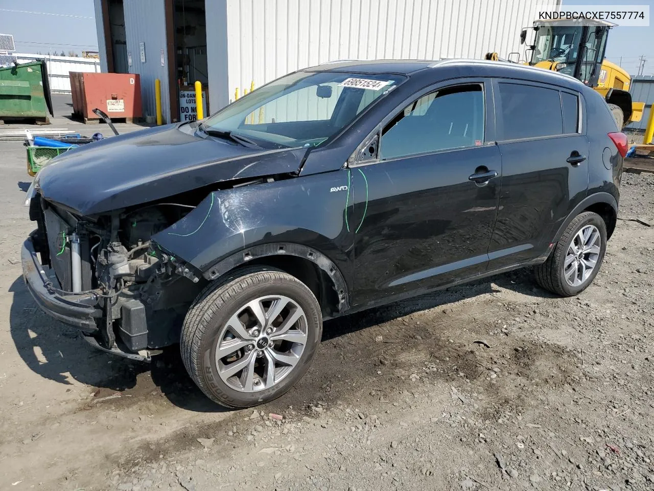 2014 Kia Sportage Lx VIN: KNDPBCACXE7557774 Lot: 69851524