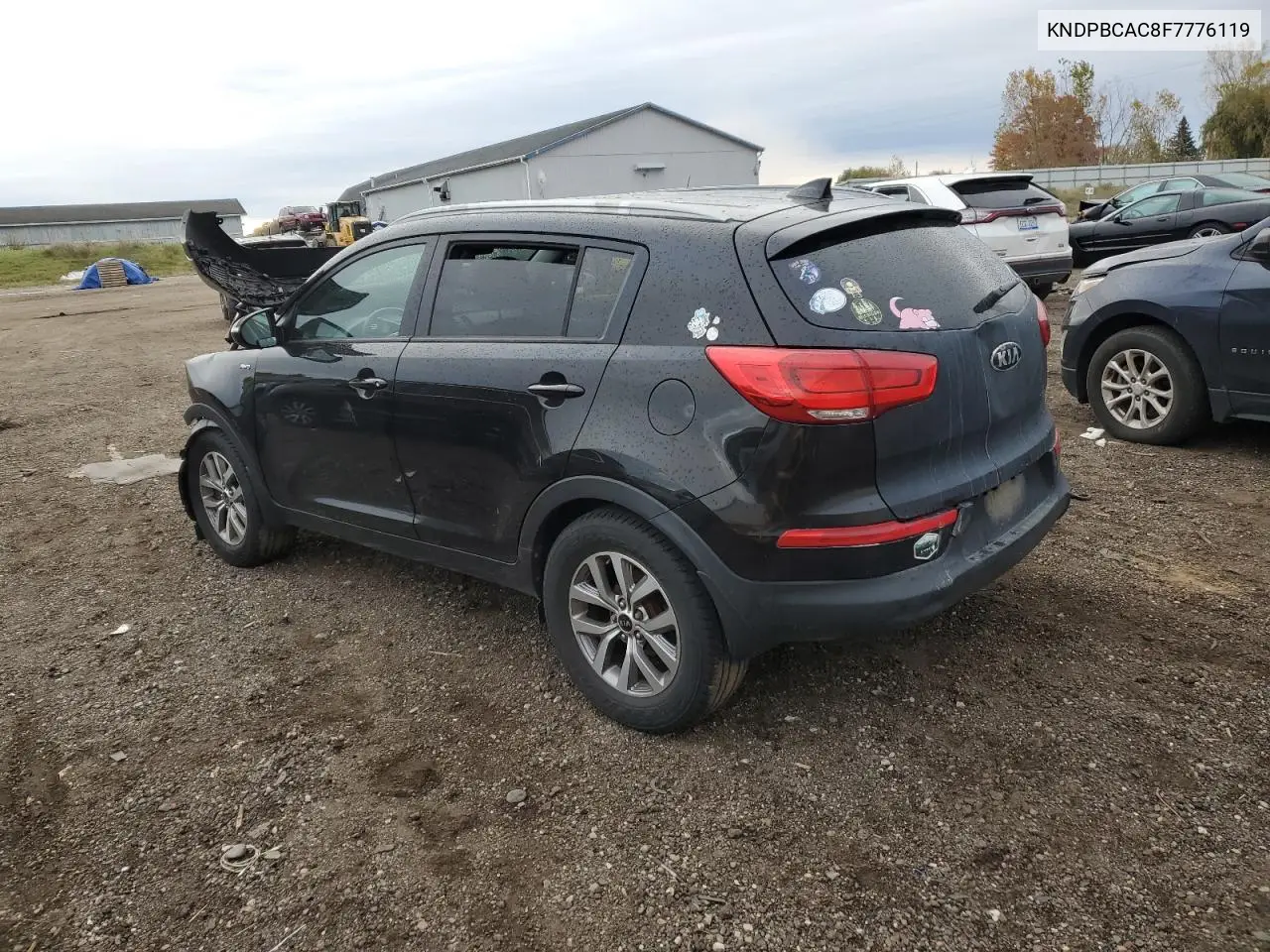KNDPBCAC8F7776119 2015 Kia Sportage Lx