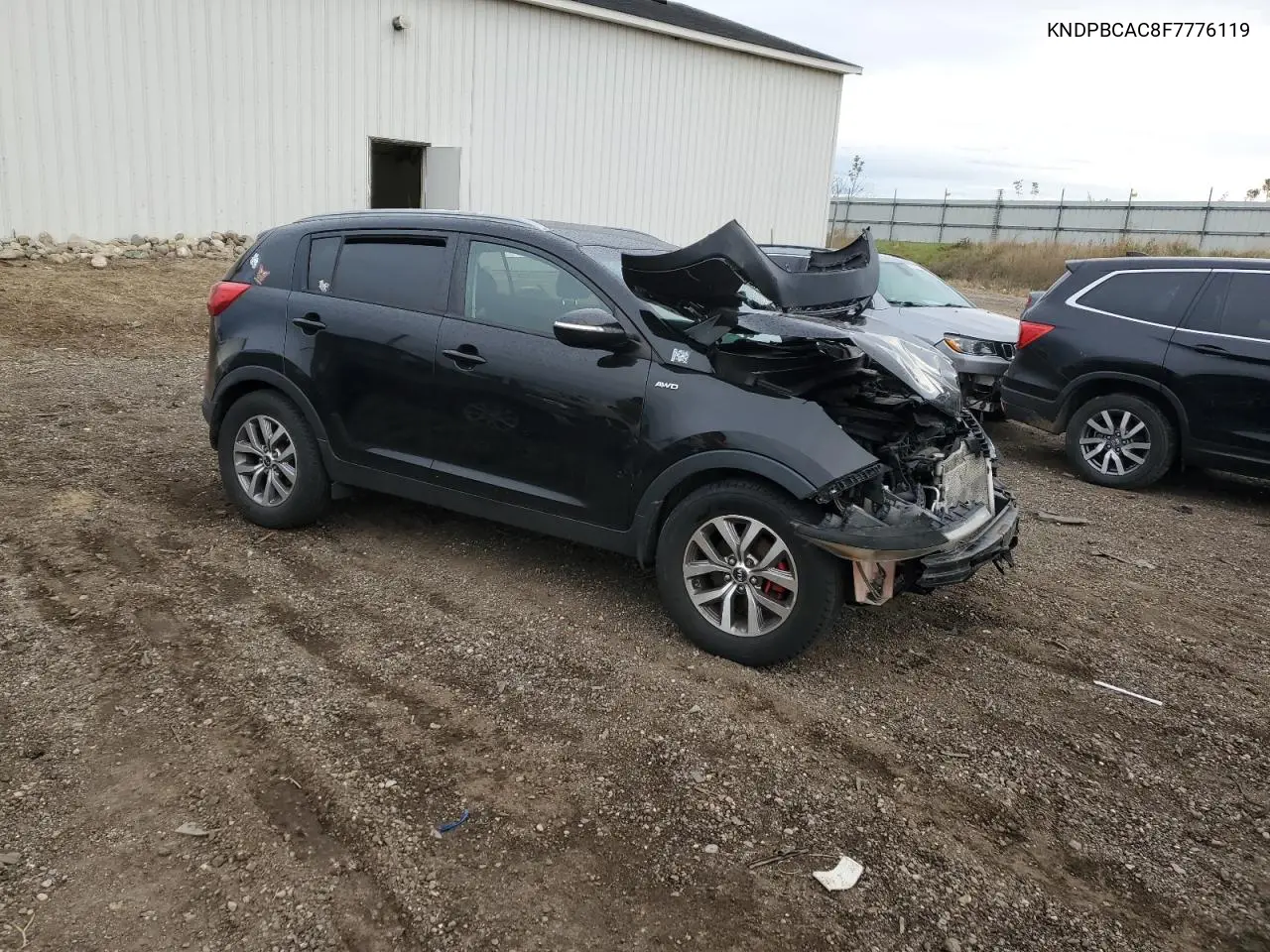 KNDPBCAC8F7776119 2015 Kia Sportage Lx