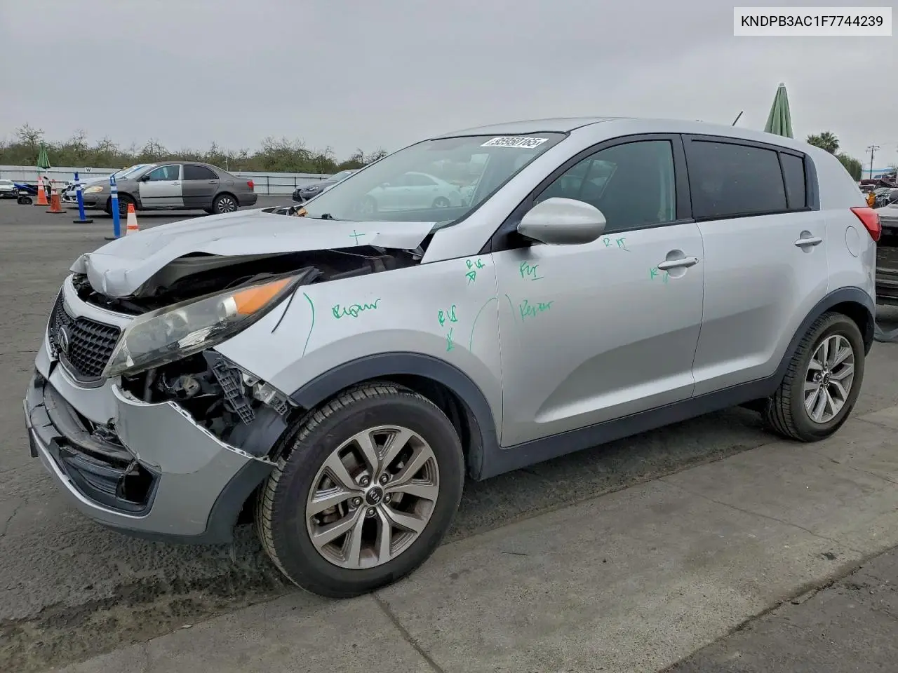 KNDPB3AC1F7744239 2015 Kia Sportage Lx