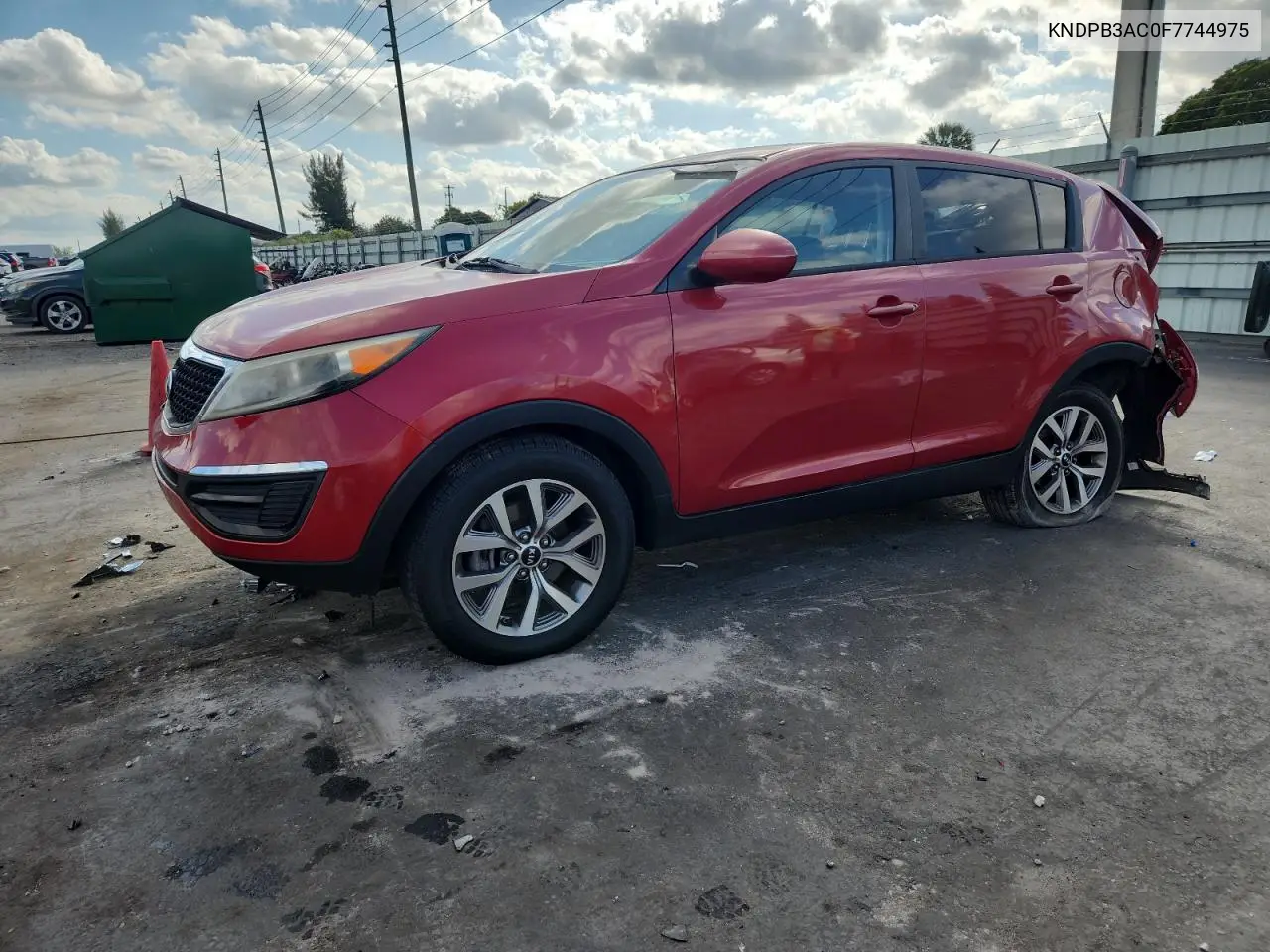 KNDPB3AC0F7744975 2015 Kia Sportage Lx