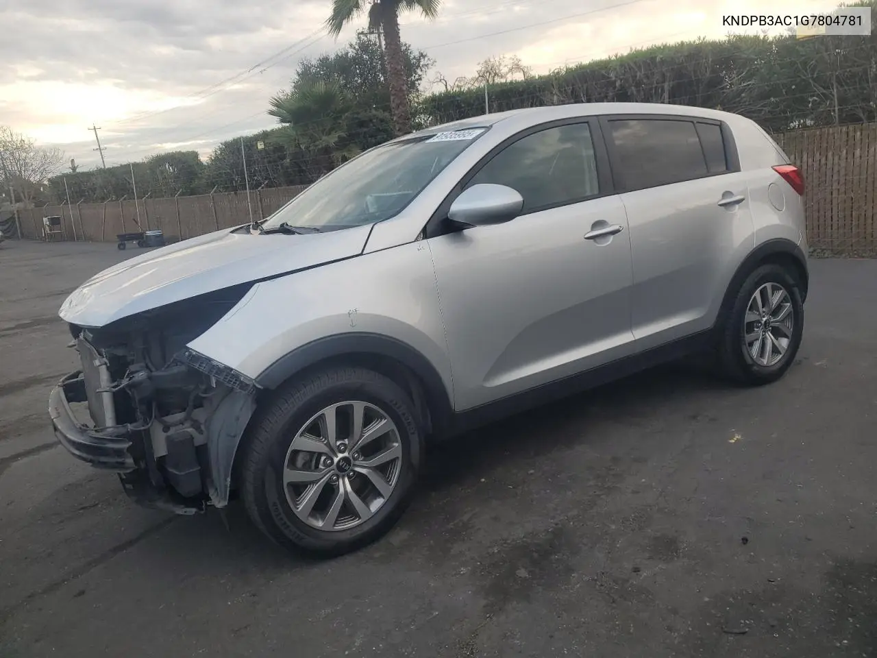KNDPB3AC1G7804781 2016 Kia Sportage Lx