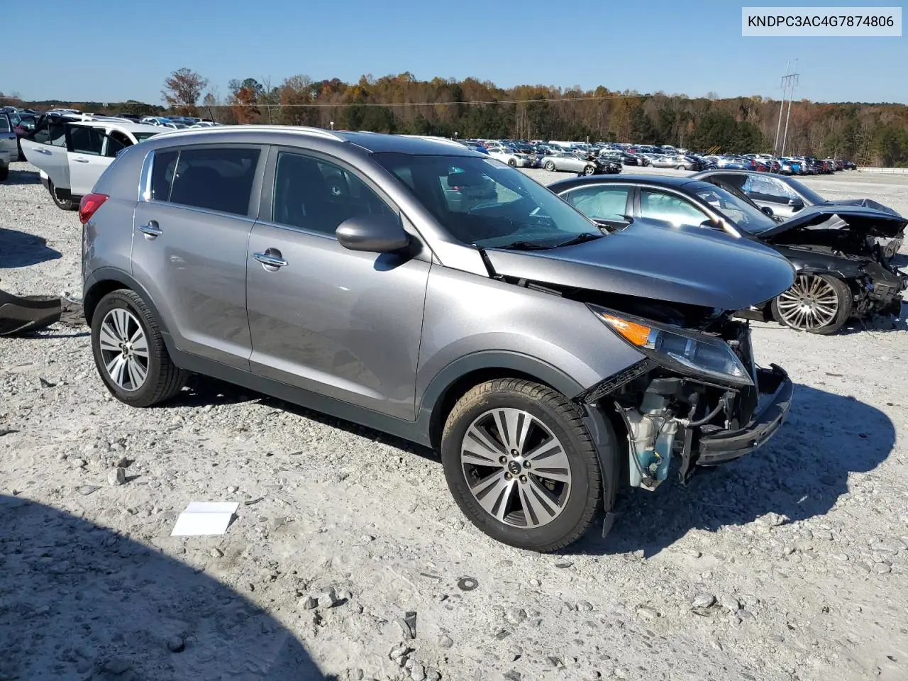 KNDPC3AC4G7874806 2016 Kia Sportage Ex