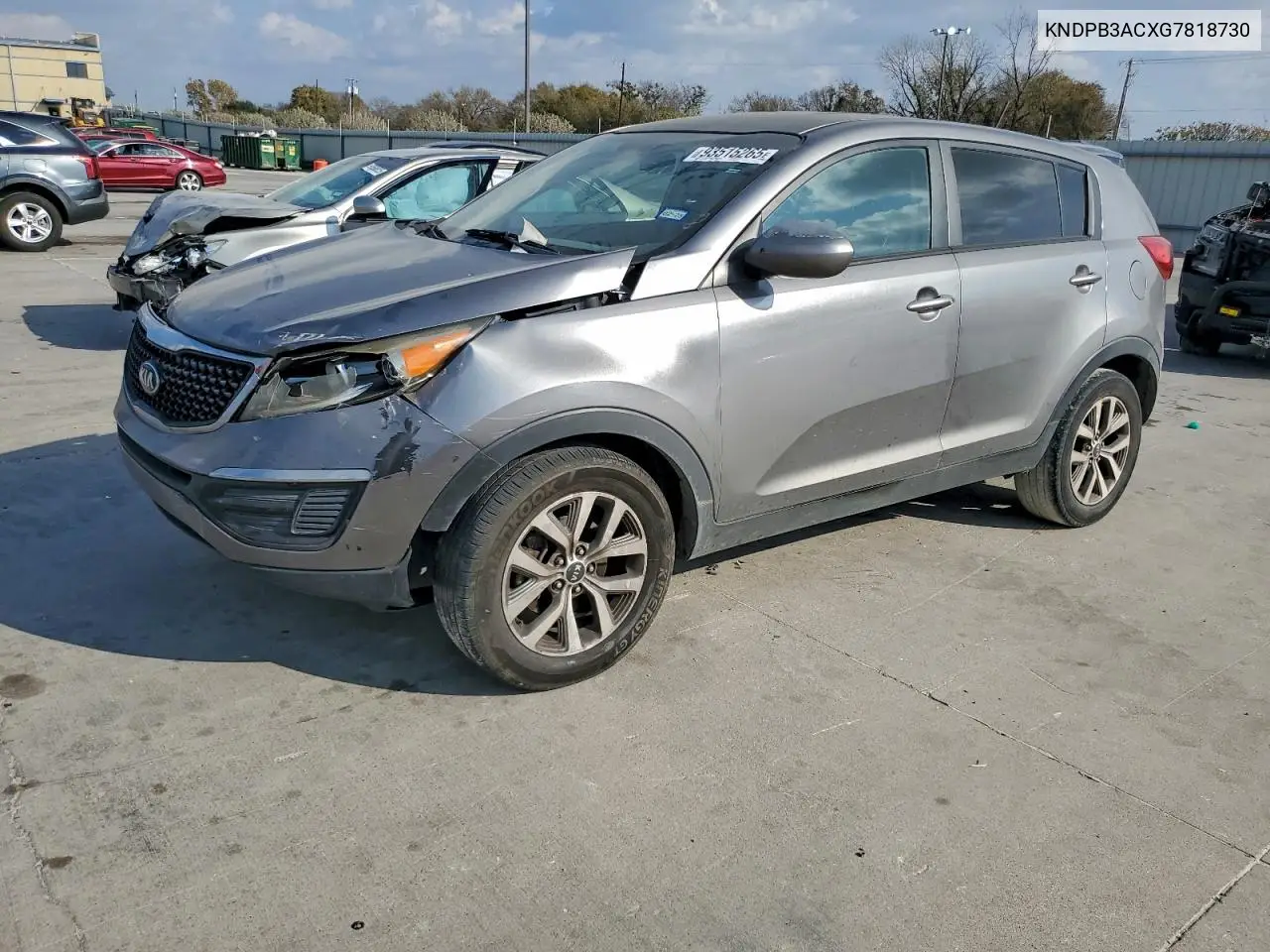 KNDPB3ACXG7818730 2016 Kia Sportage Lx