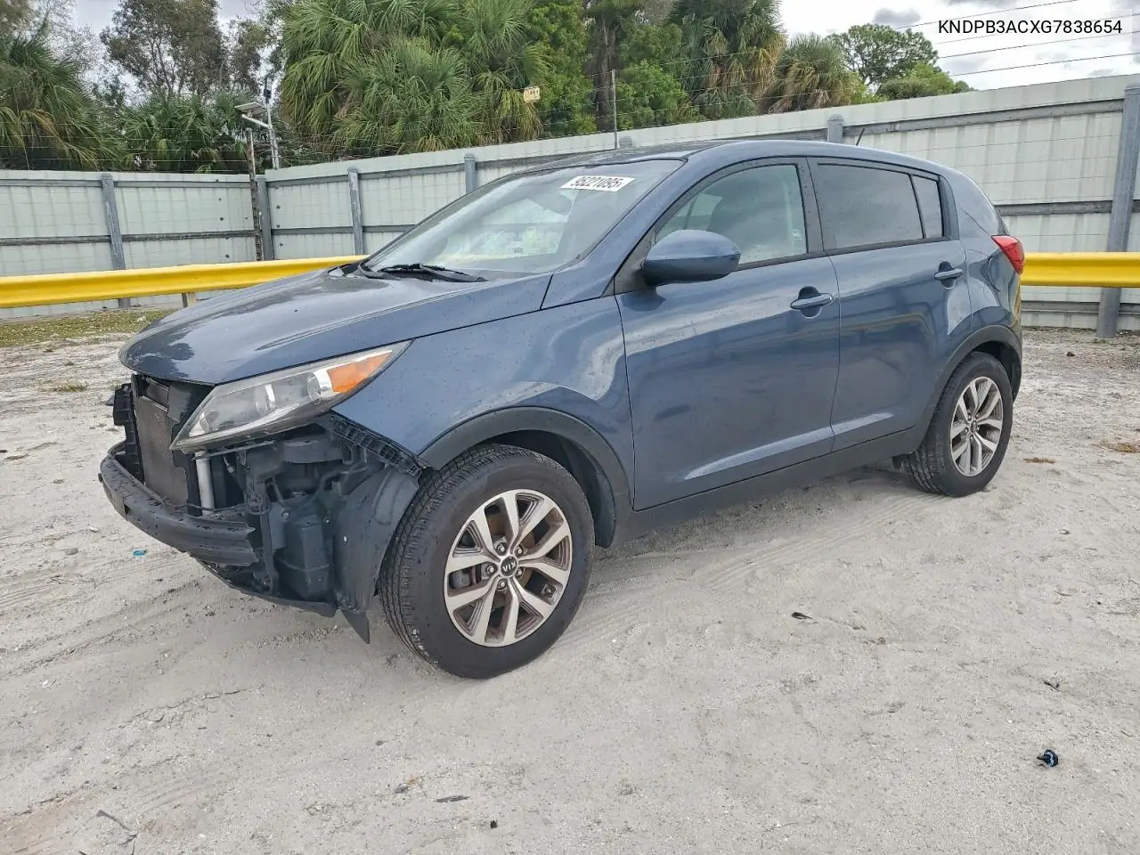KNDPB3ACXG7838654 2016 Kia Sportage Lx