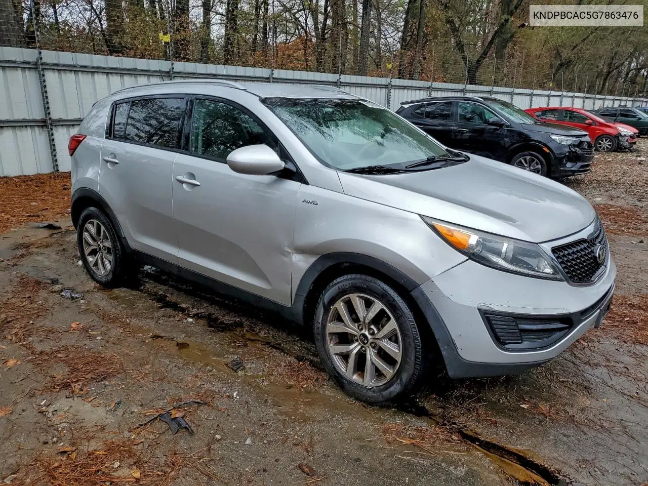 KNDPBCAC5G7863476 2016 Kia Sportage Lx
