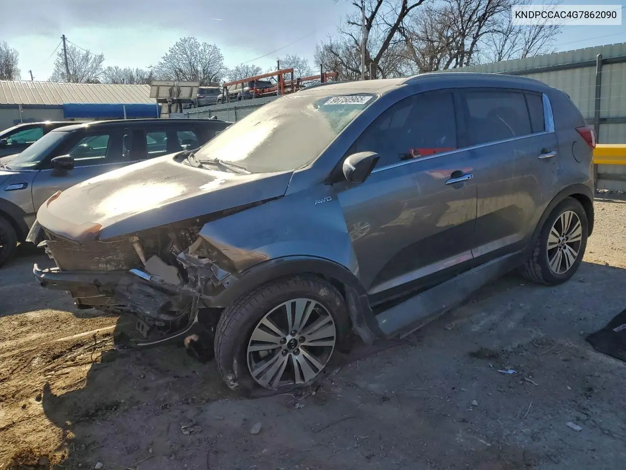 KNDPCCAC4G7862090 2016 Kia Sportage Ex