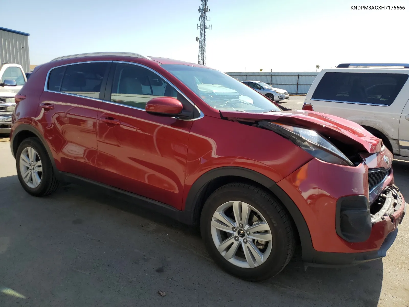 2017 Kia Sportage Lx VIN: KNDPM3ACXH7176666 Lot: 64783244