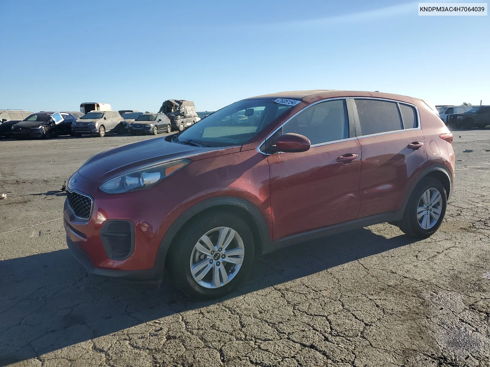 2017 Kia Sportage Lx VIN: KNDPM3AC4H7064039 Lot: 67605154