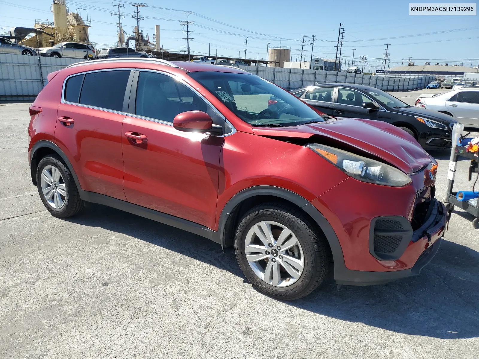 2017 Kia Sportage Lx VIN: KNDPM3AC5H7139296 Lot: 68047184