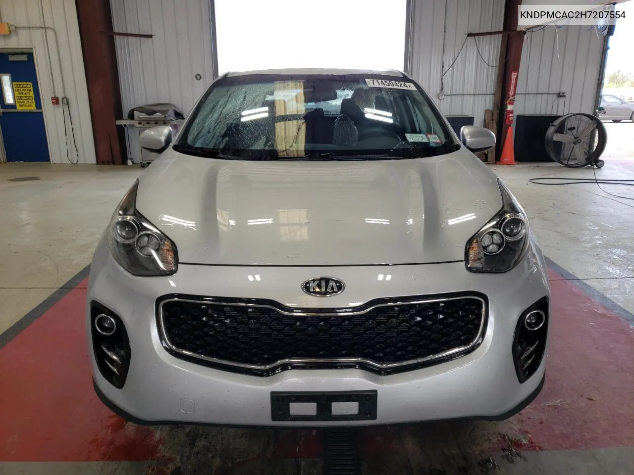 2017 Kia Sportage Lx VIN: KNDPMCAC2H7207554 Lot: 71459424