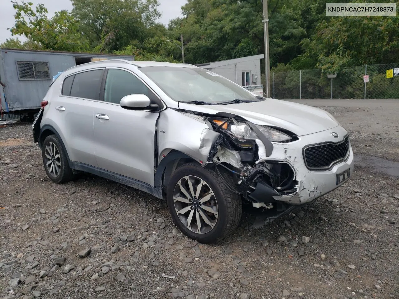 KNDPNCAC7H7248873 2017 Kia Sportage Ex