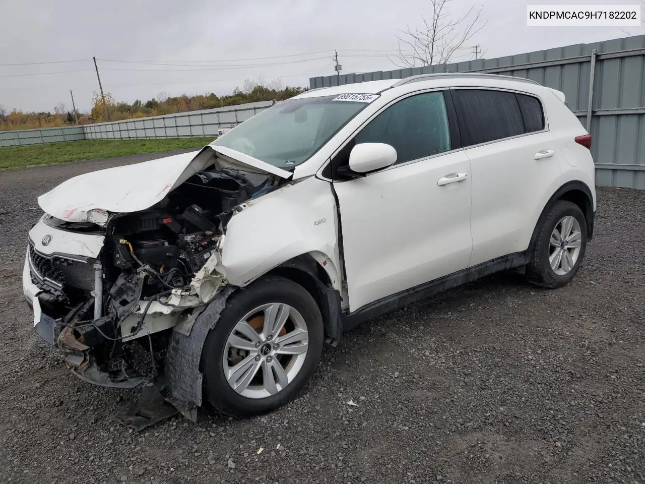 KNDPMCAC9H7182202 2017 Kia Sportage Lx