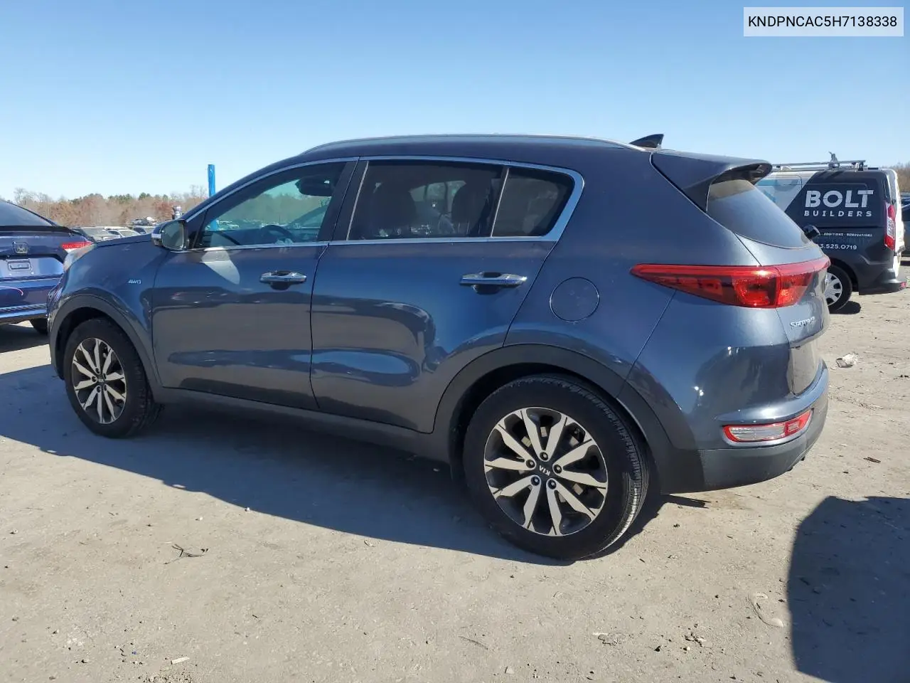 KNDPNCAC5H7138338 2017 Kia Sportage Ex