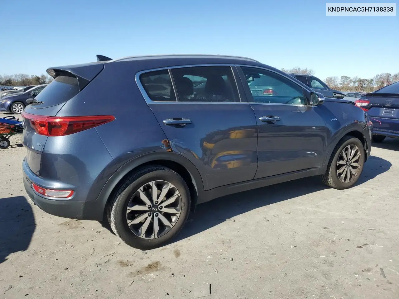 KNDPNCAC5H7138338 2017 Kia Sportage Ex
