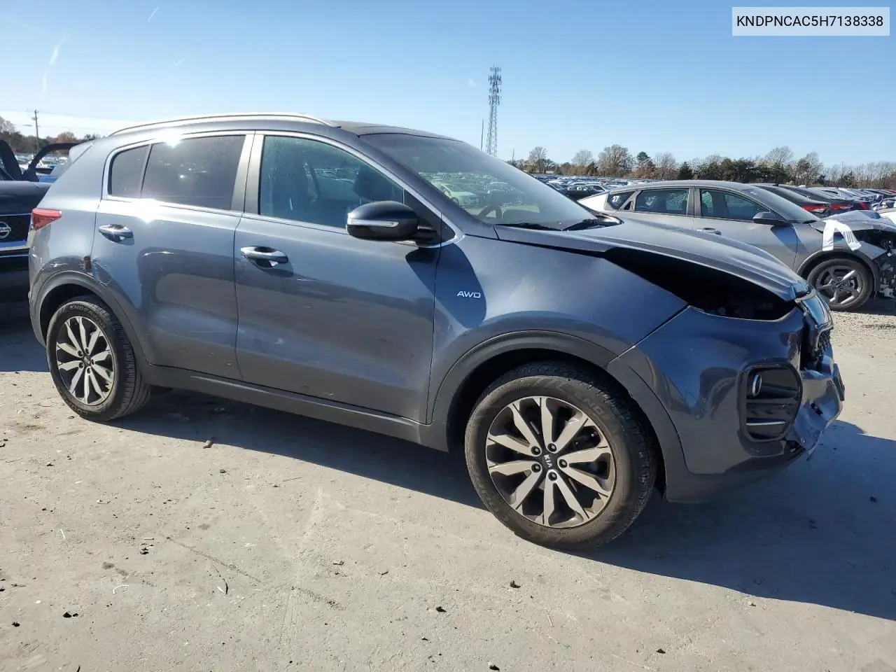 KNDPNCAC5H7138338 2017 Kia Sportage Ex