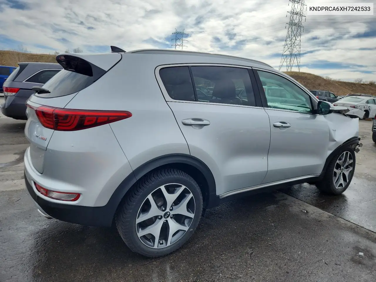KNDPRCA6XH7242533 2017 Kia Sportage Sx