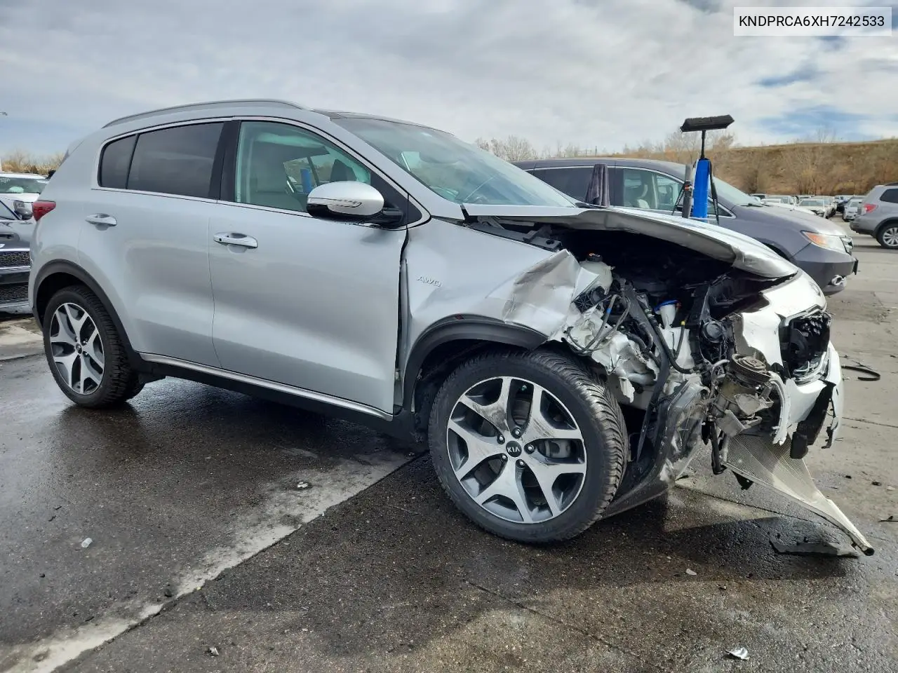 KNDPRCA6XH7242533 2017 Kia Sportage Sx