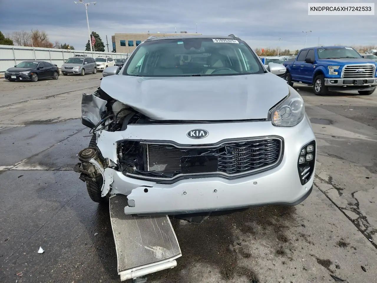 KNDPRCA6XH7242533 2017 Kia Sportage Sx