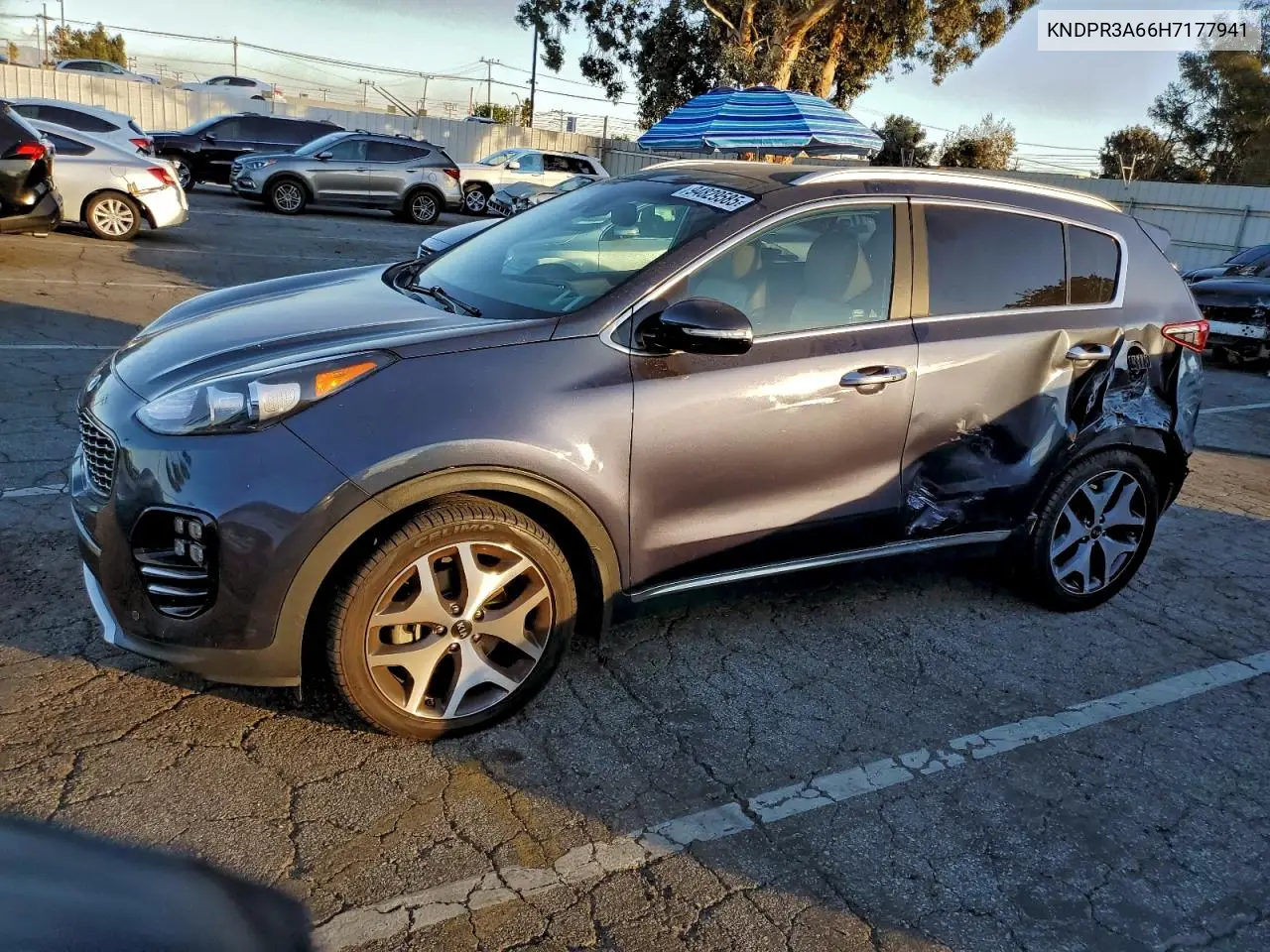KNDPR3A66H7177941 2017 Kia Sportage Sx