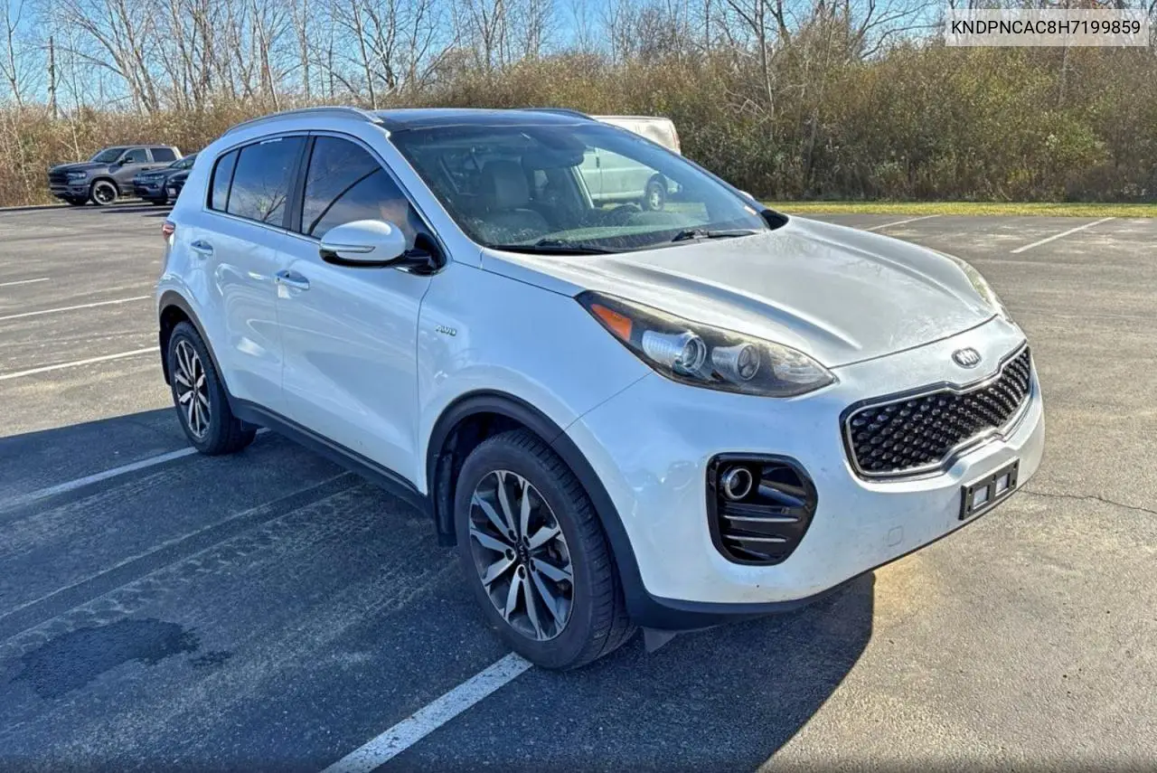 KNDPNCAC8H7199859 2017 Kia Sportage Ex