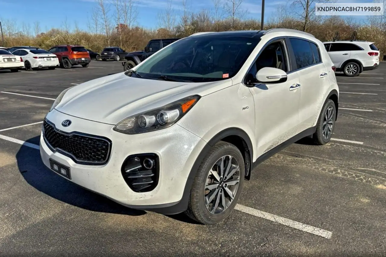 KNDPNCAC8H7199859 2017 Kia Sportage Ex