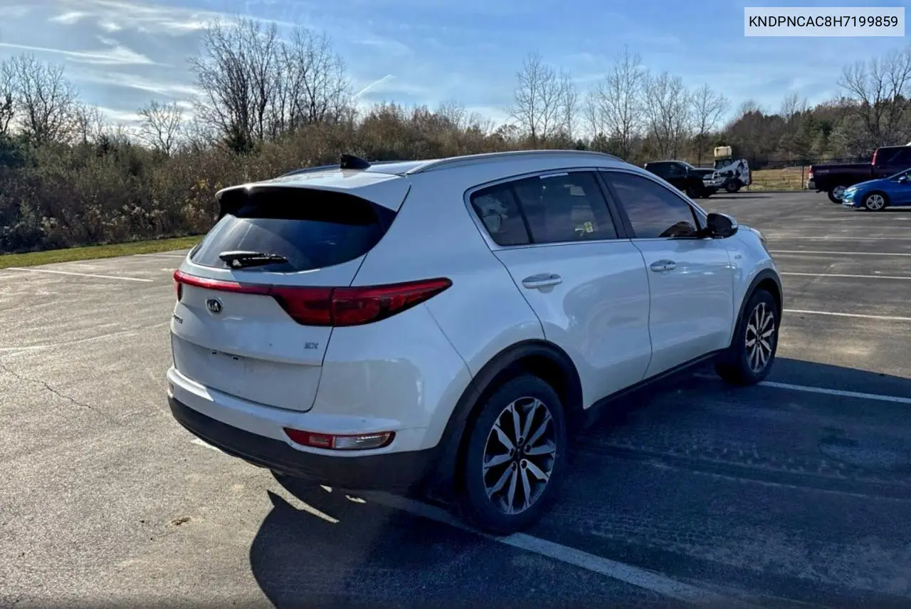 KNDPNCAC8H7199859 2017 Kia Sportage Ex