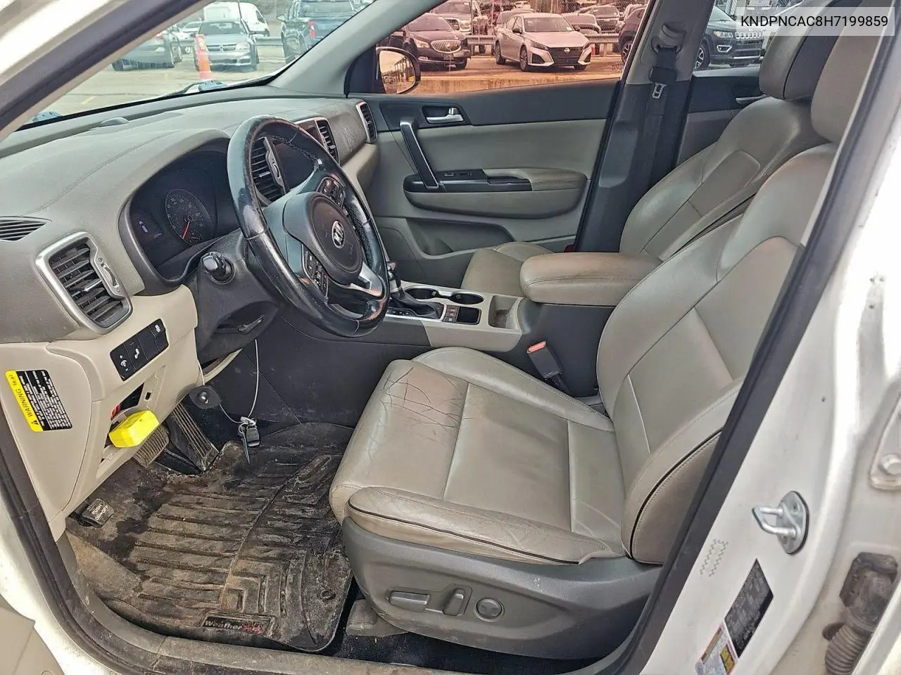 KNDPNCAC8H7199859 2017 Kia Sportage Ex