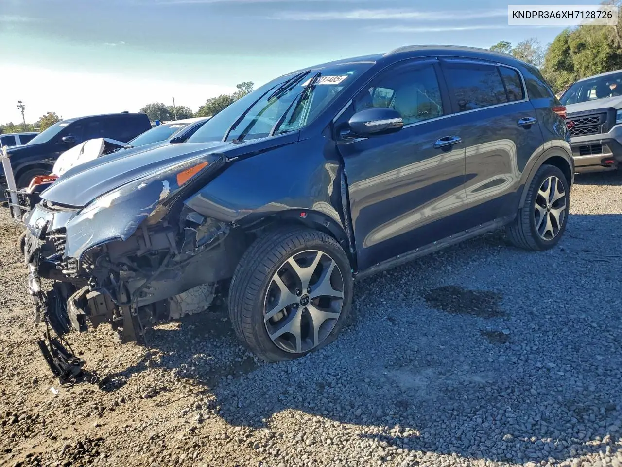 KNDPR3A6XH7128726 2017 Kia Sportage Sx