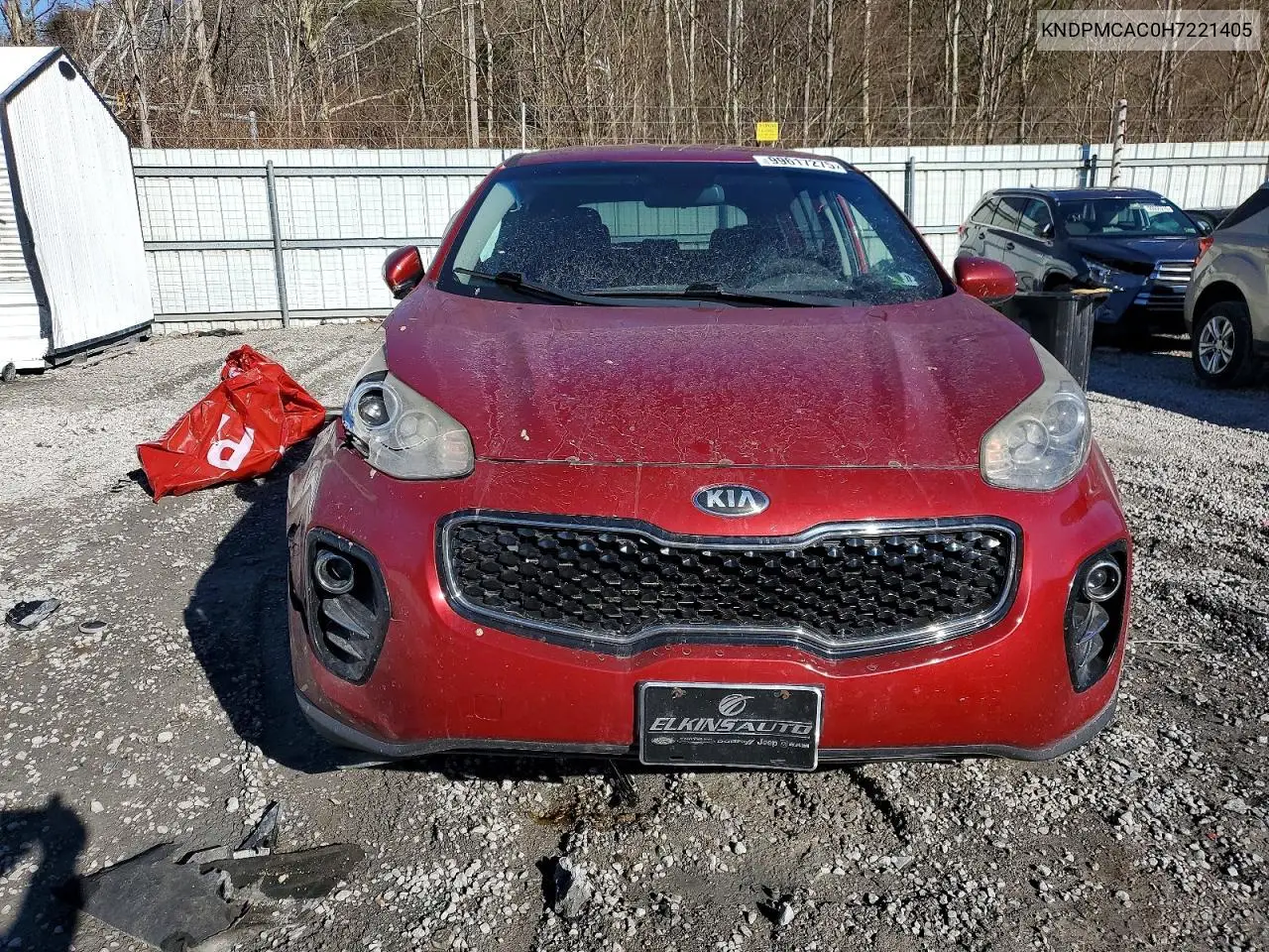 KNDPMCAC0H7221405 2017 Kia Sportage Lx