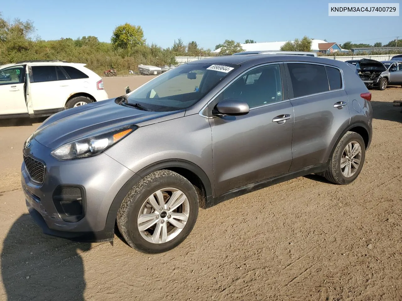 2018 Kia Sportage Lx VIN: KNDPM3AC4J7400729 Lot: 69969644