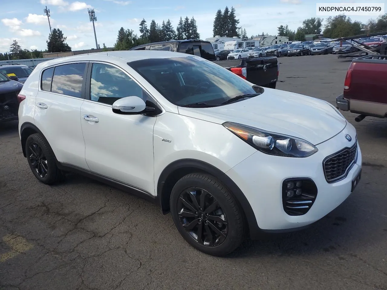 2018 Kia Sportage Ex VIN: KNDPNCAC4J7450799 Lot: 71845774