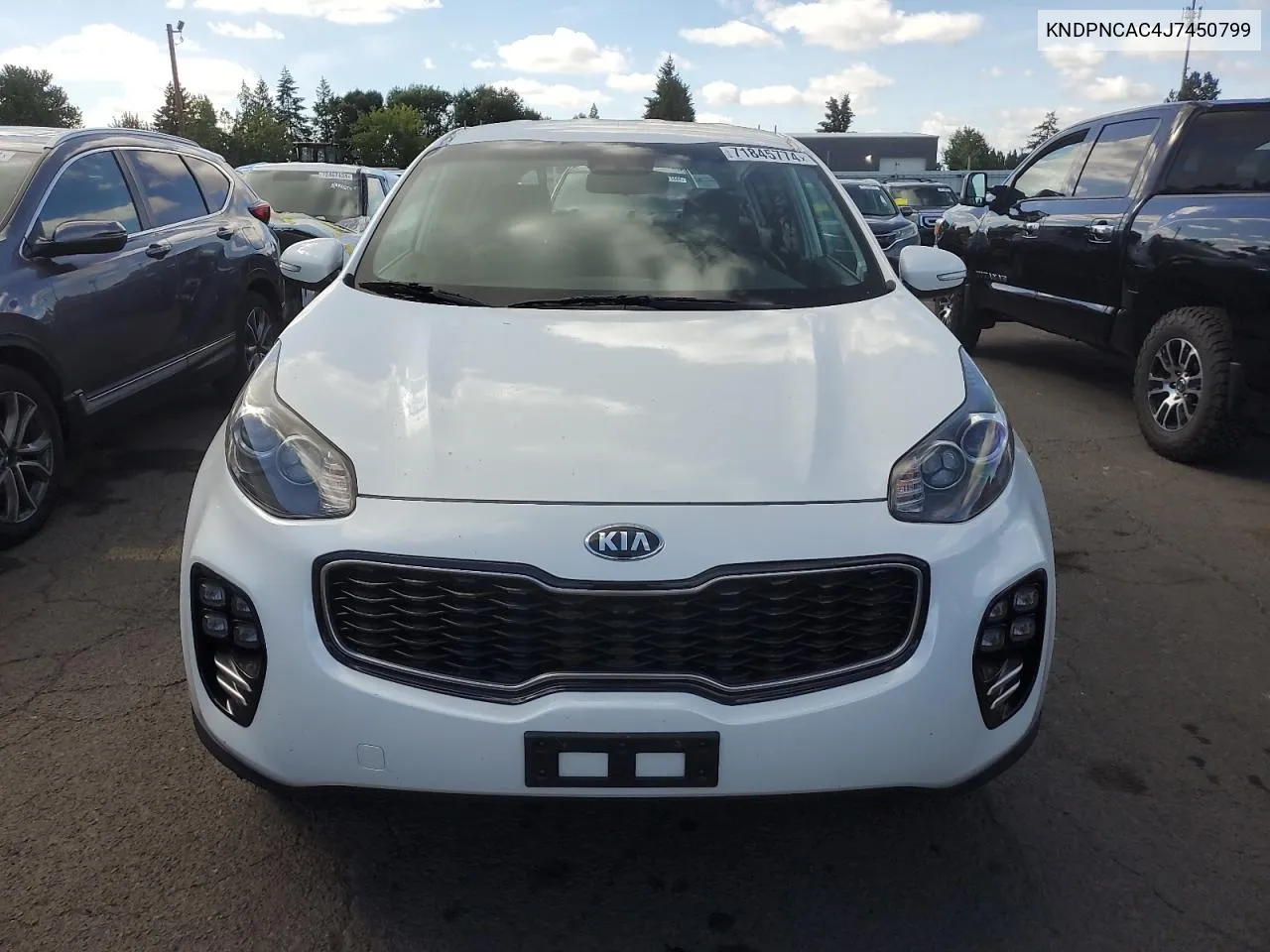 KNDPNCAC4J7450799 2018 Kia Sportage Ex