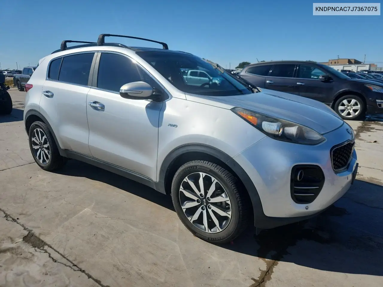 KNDPNCAC7J7367075 2018 Kia Sportage Ex
