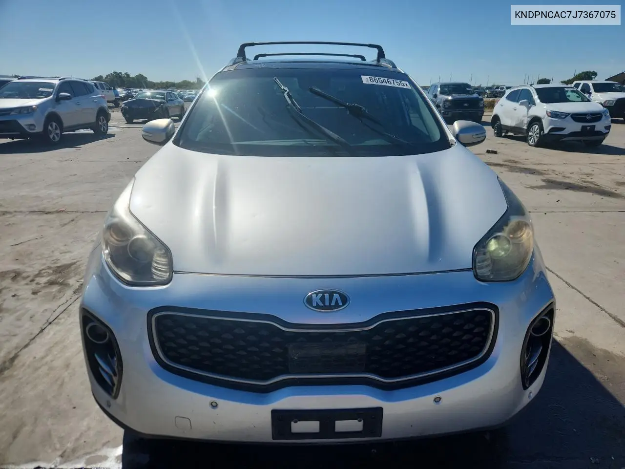 KNDPNCAC7J7367075 2018 Kia Sportage Ex