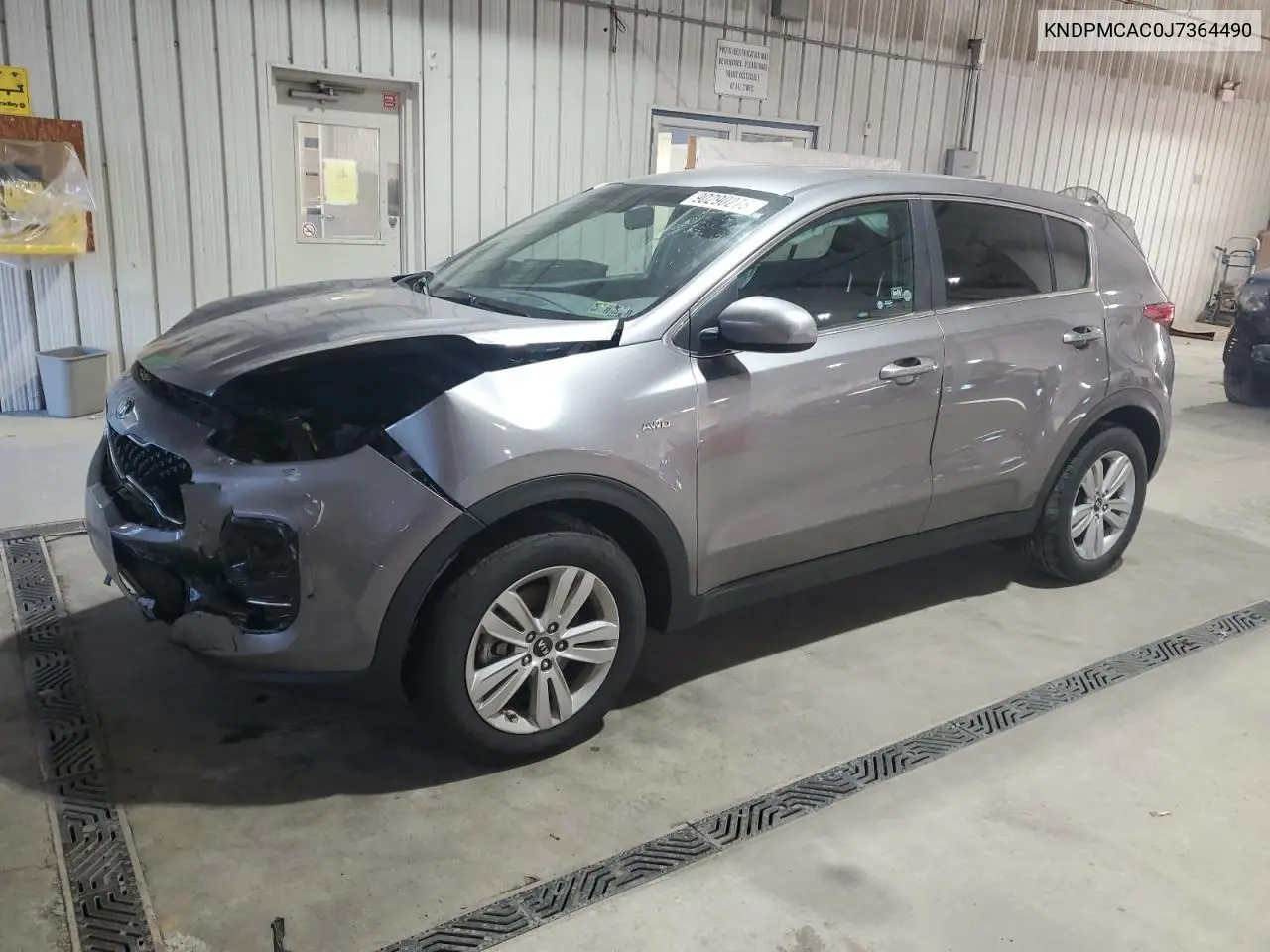 KNDPMCAC0J7364490 2018 Kia Sportage Lx