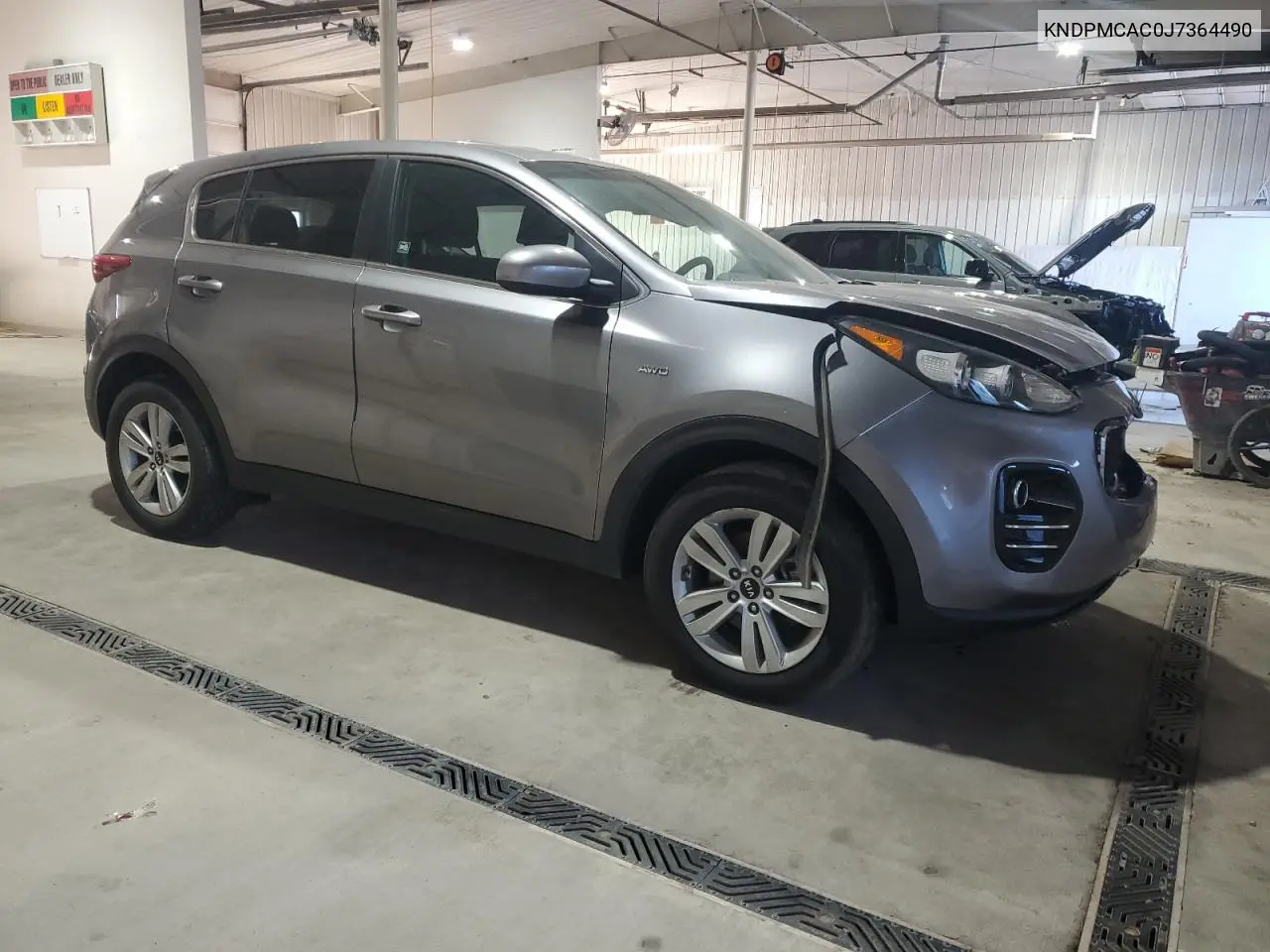 KNDPMCAC0J7364490 2018 Kia Sportage Lx