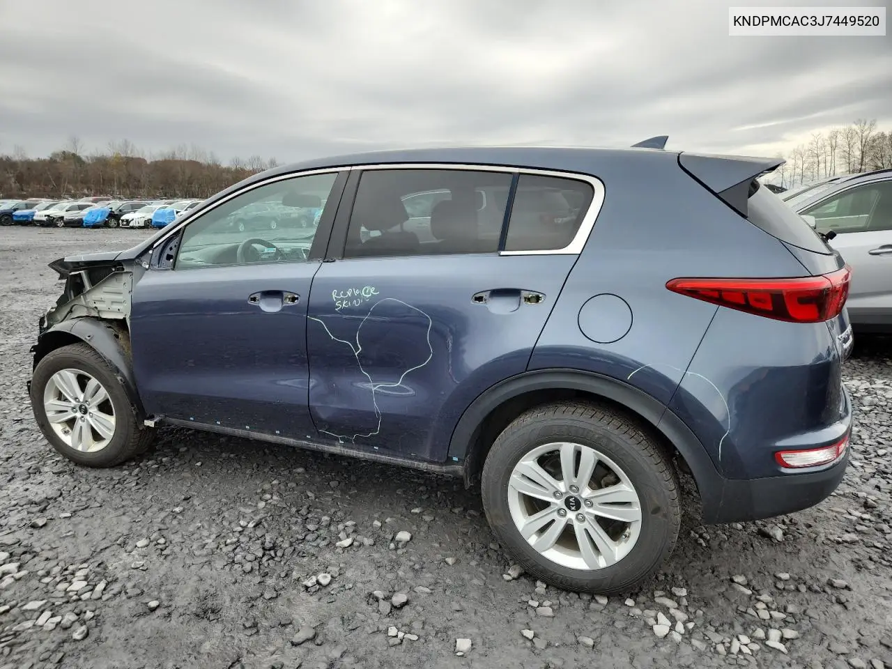 KNDPMCAC3J7449520 2018 Kia Sportage Lx