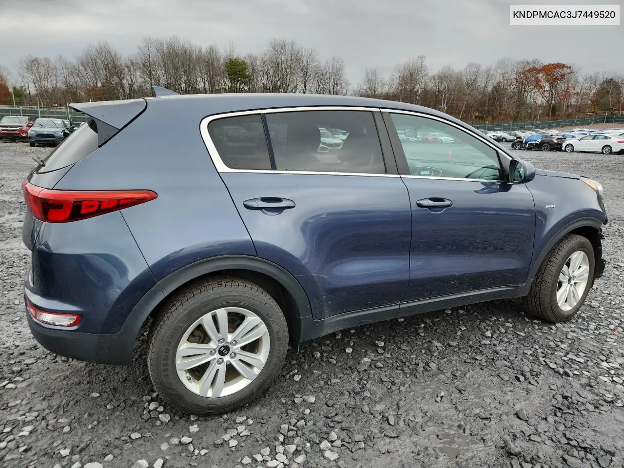 KNDPMCAC3J7449520 2018 Kia Sportage Lx
