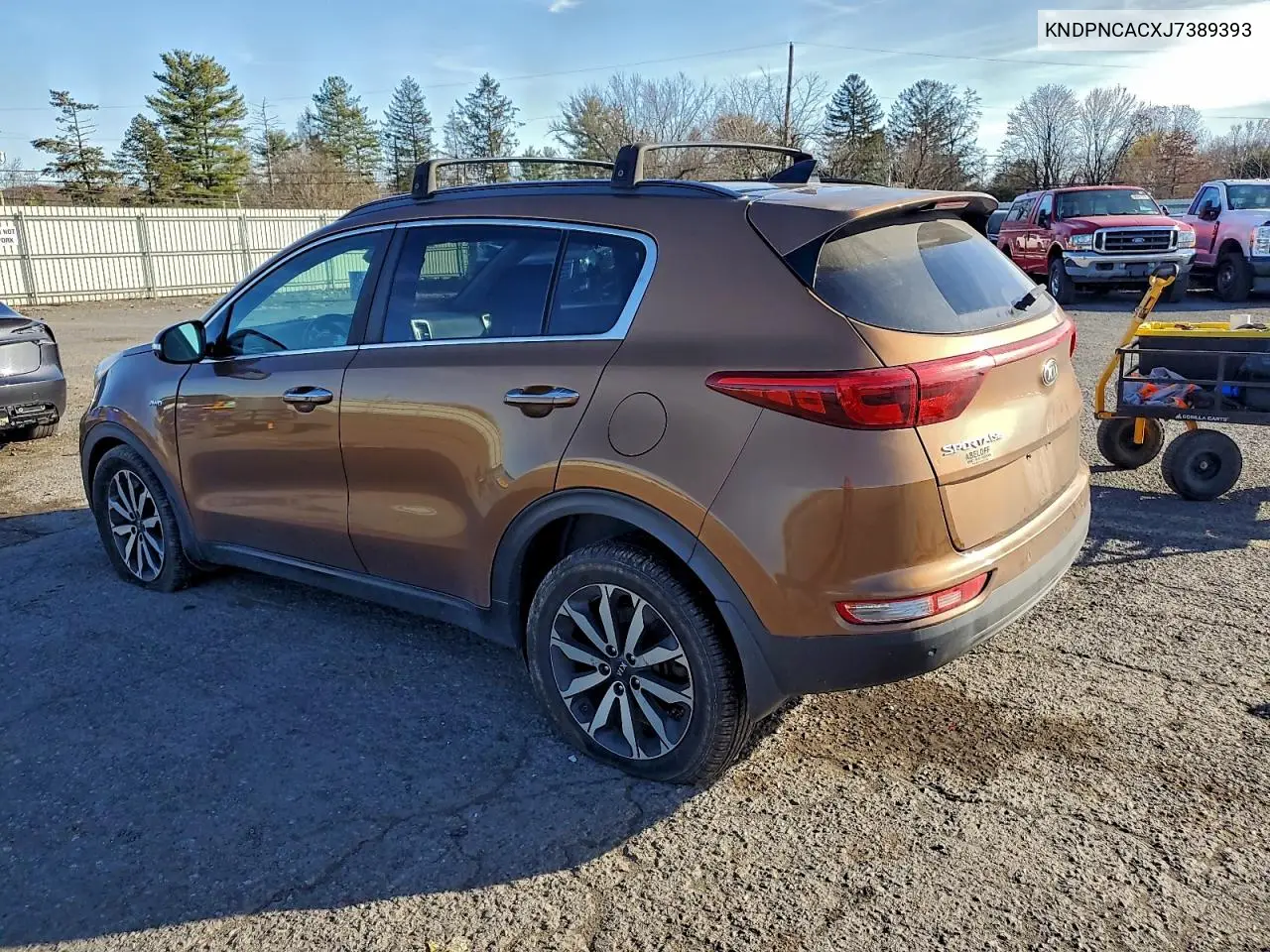 KNDPNCACXJ7389393 2018 Kia Sportage Ex