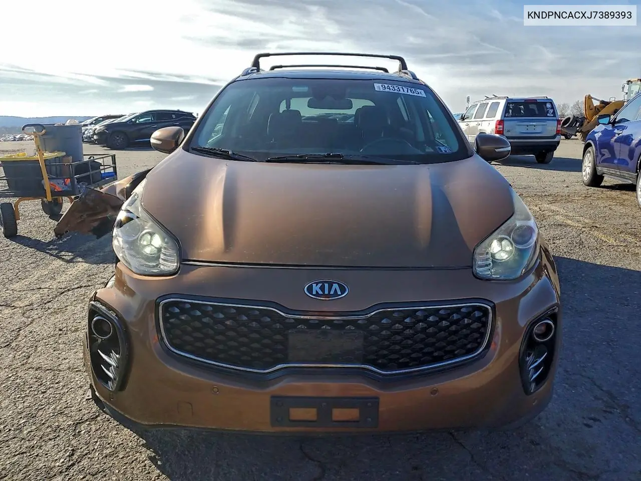 KNDPNCACXJ7389393 2018 Kia Sportage Ex
