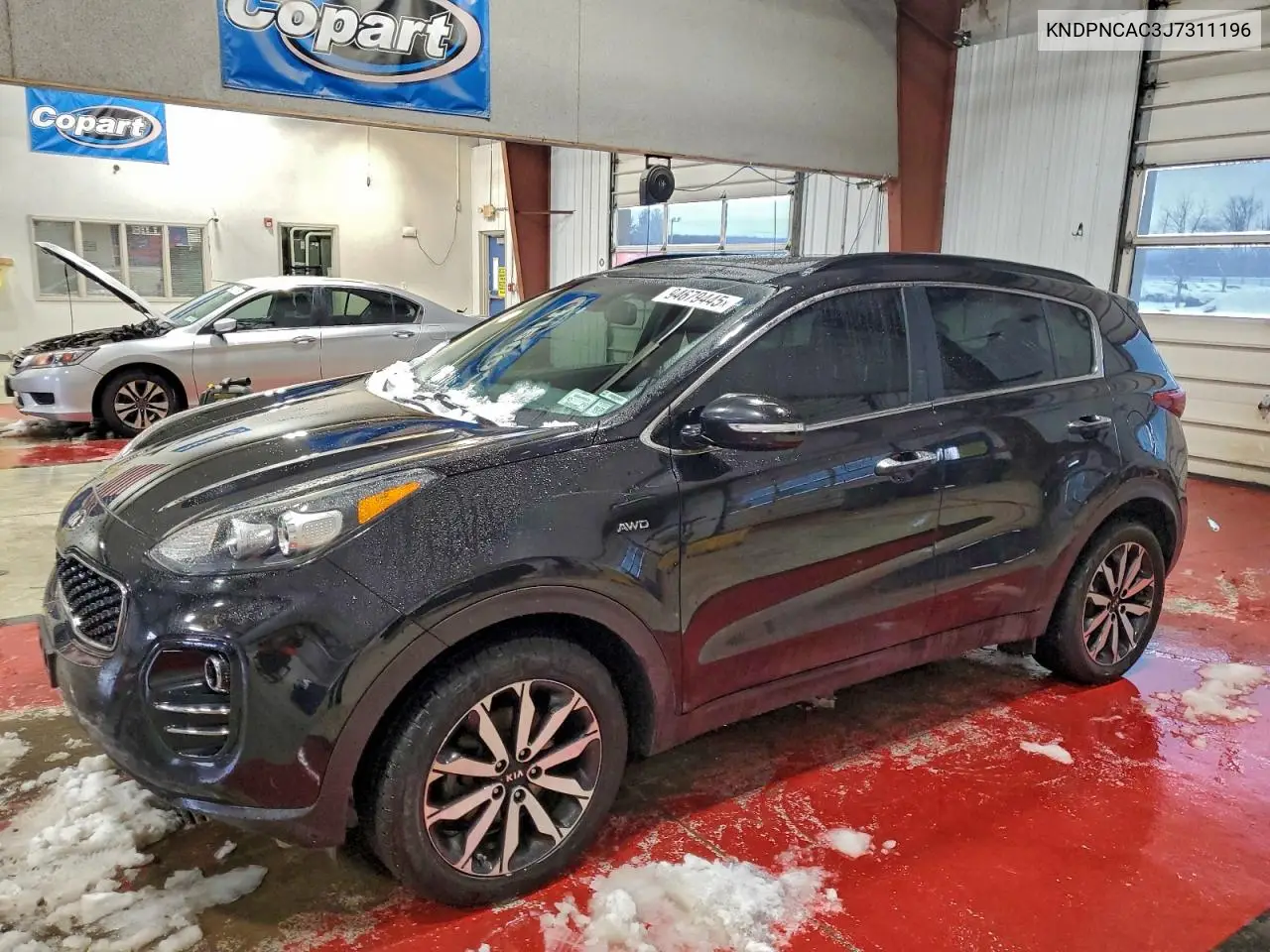KNDPNCAC3J7311196 2018 Kia Sportage Ex