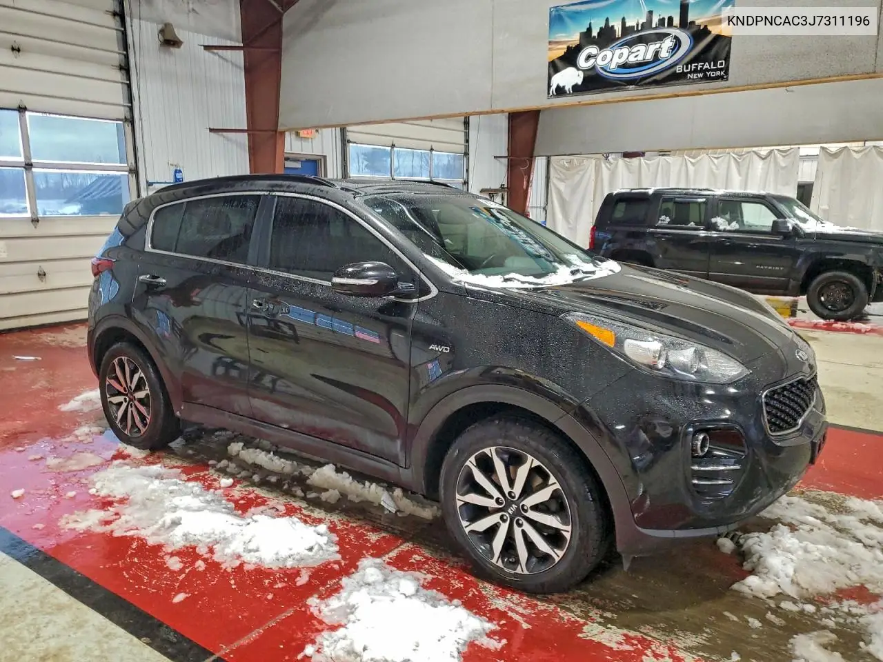 KNDPNCAC3J7311196 2018 Kia Sportage Ex